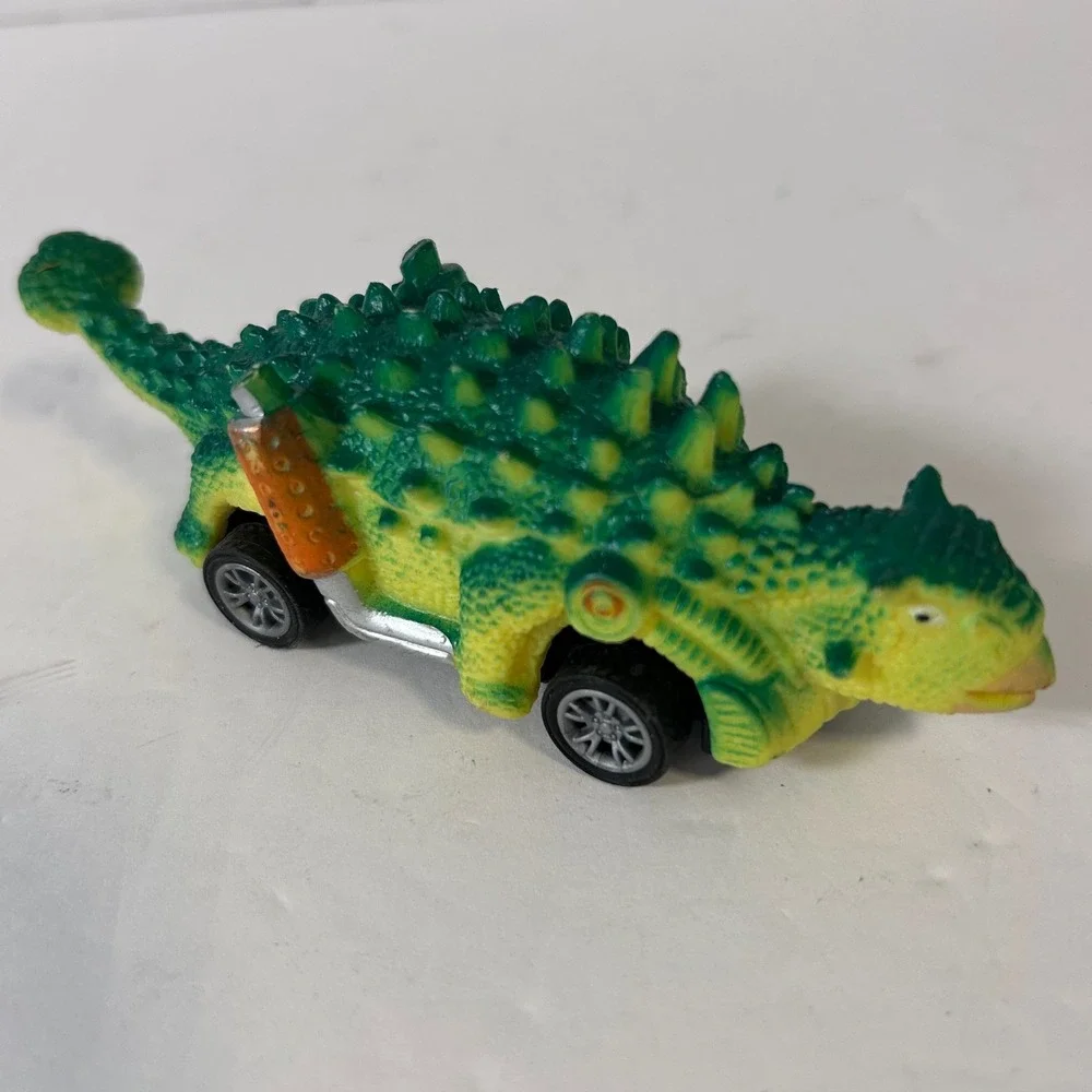 Dinosaur Pull Back Toy Cars Set of 5 Prehistoric Monster Truck Racing Vehicles